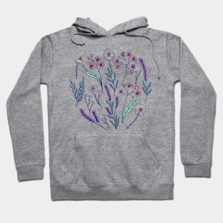 Bedtime tea calming herbs in light blue Hoodie